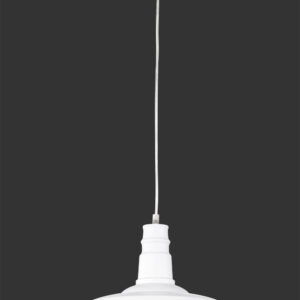 Suspension en métal blanc