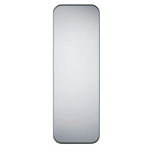 Miroir en pied métal noir 150x50 cm