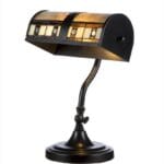 Lampe TIFFANY au décor art-déco