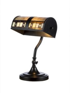 Lampe TIFFANY au décor art-déco