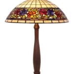 Lampe TIFFANY au décor floral