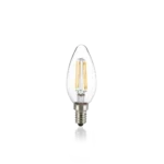 Amp LED FL CL E14 4W 470lm 3000K