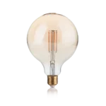 Amp LED vintage GL D125 AM E27 4W 480lm 2200K