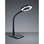 Lampe de bureau led à poser, loupe