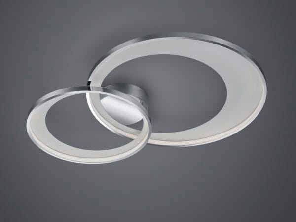 Plafonnier LED chrome/argent – Image 2