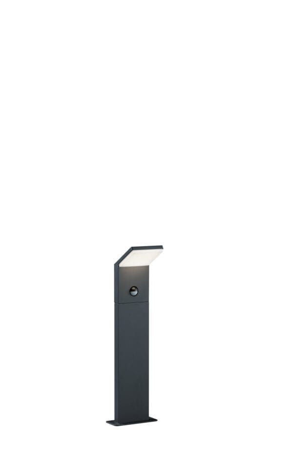 Borne extérieure LED à détection anthracite