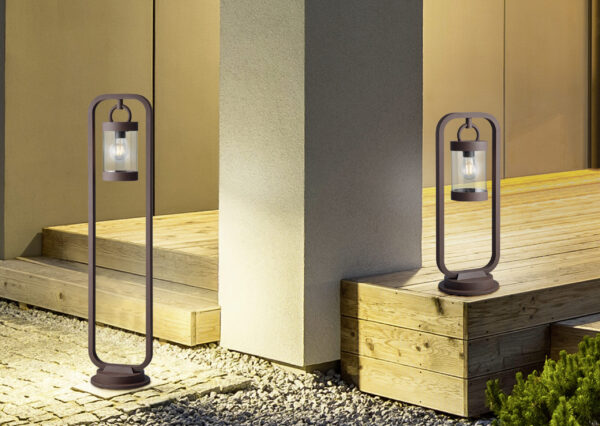 Borne extérieure rouille diffuseur clair – Image 2