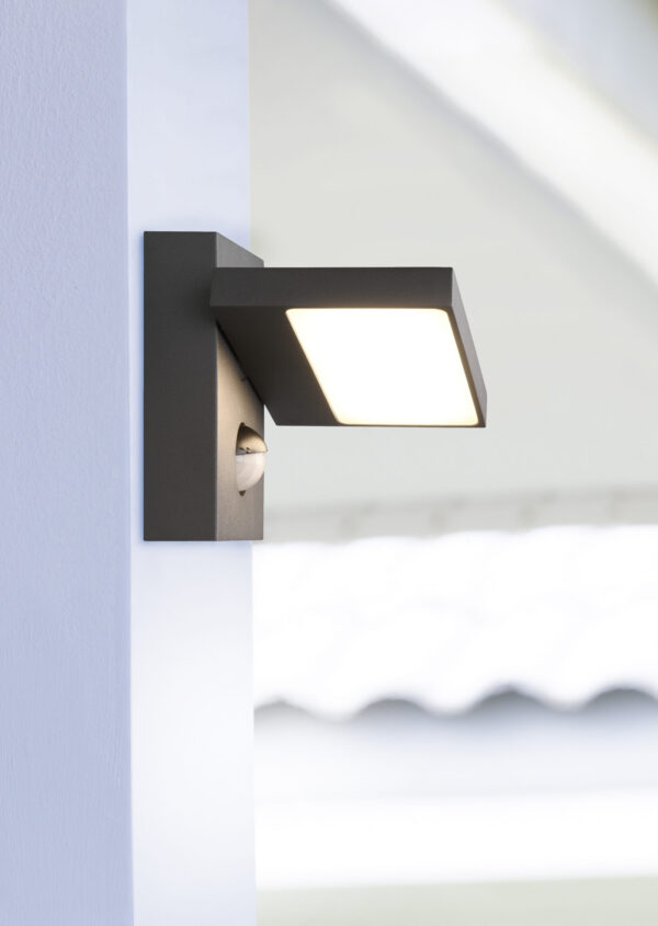 Applique extérieure LED à détection anthracite – Image 2