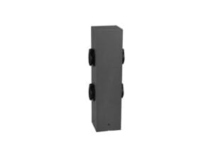 Bornes 4 prises extérieure anthracite