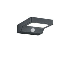 Applique solaire extérieure LED à détection anthracite