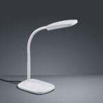 Lampe de bureau LED blanche
