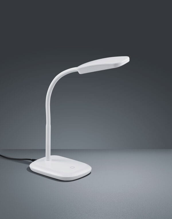 Lampe de bureau LED blanche