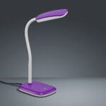 Lampe de bureau LED violette