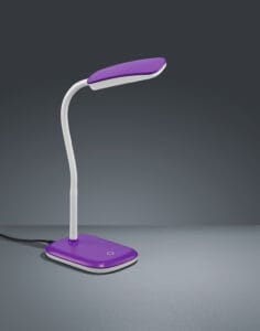 Lampe de bureau LED violette