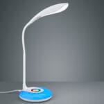 Lampe de bureau LED blanche