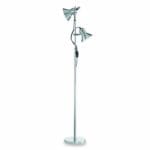 Lampadaire POLLY chrome 2 lumières