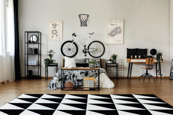 Applique panier de basket noire – Image 2