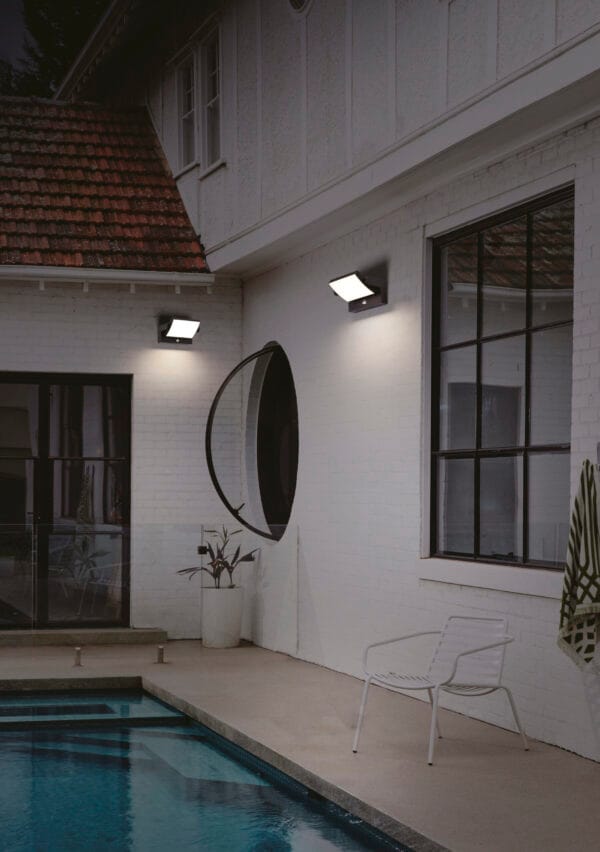 Projecteur LED à détection aluminium noir – Image 2