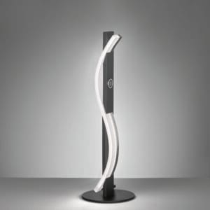 Lampe LED métal noir