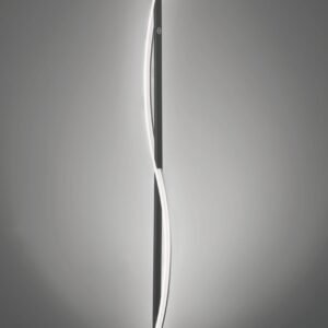 Lampadaire LED métal noir