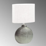 Lampe céramique avec abat-jour