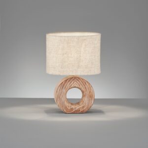 Lampe céramique avec abat-jour