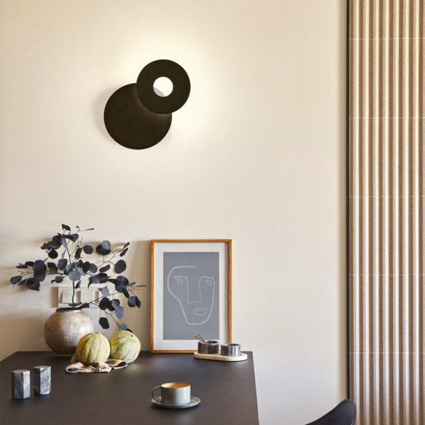 Aplique LED métal noir – Image 2