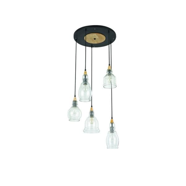 Suspension GRETEL SP5 verre clair