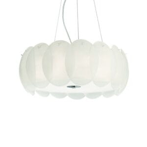 Suspension OVALINO SP8 verre satiné