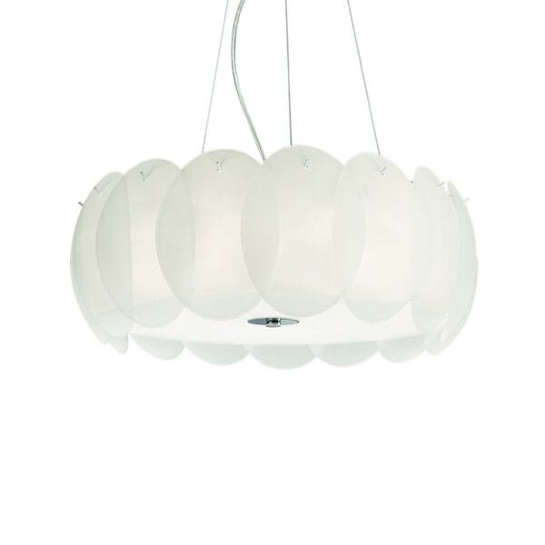 Suspension OVALINO SP8 verre satiné