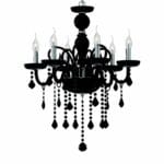 Lustre verre et cristal