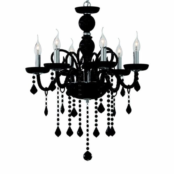 Lustre verre et cristal