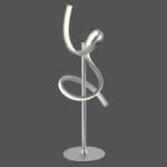 Lampe LED nickel/acrylique