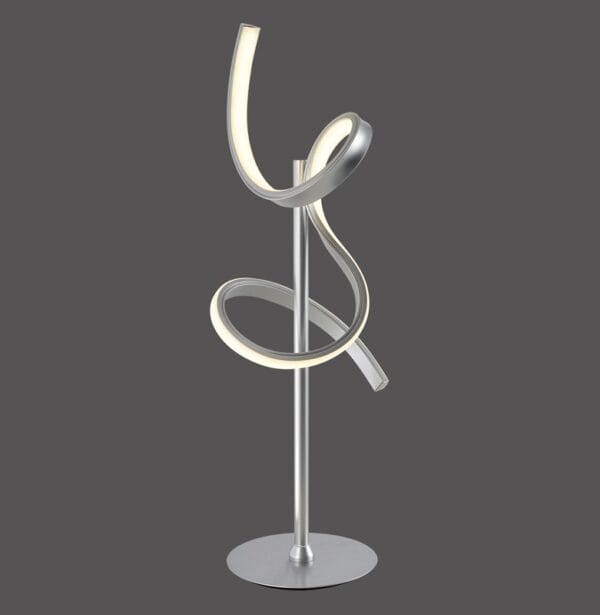 Lampe LED nickel/acrylique