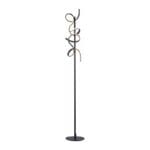Lampadaire LED noir/acrylique