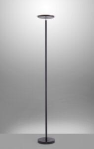 Lampadaire LED noir