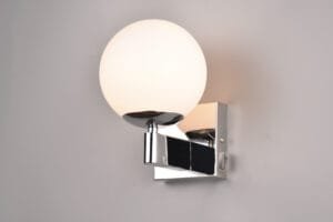 Applique salle de bain chrome