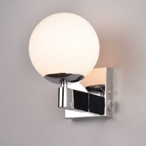 Applique salle de bain chrome