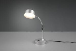 Lampe de bureau LED grise