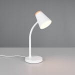 Lampe de bureau LED blanche