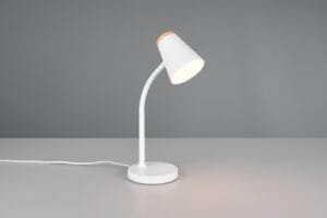 Lampe de bureau LED blanche