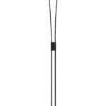 Lampadaire LED décor noir