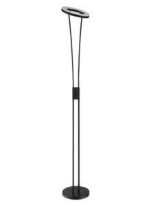 Lampadaire LED décor noir