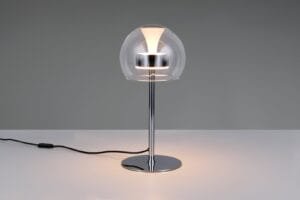 Lampe verre transparent