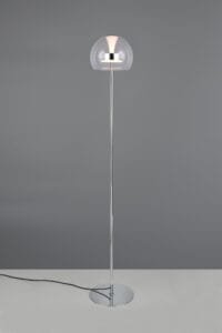 Lampadaire verre transparent