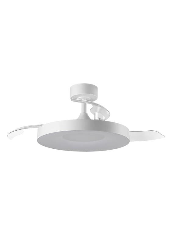 Ventilateur plafonnier finition blanc
