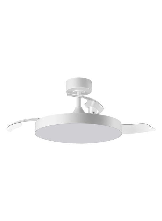 Ventilateur plafonnier finition blanc
