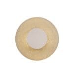 Applique LED métal blanc/acrylique