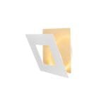 Applique LED métal  blanc/doré