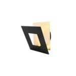 Applique LED métal noir/doré